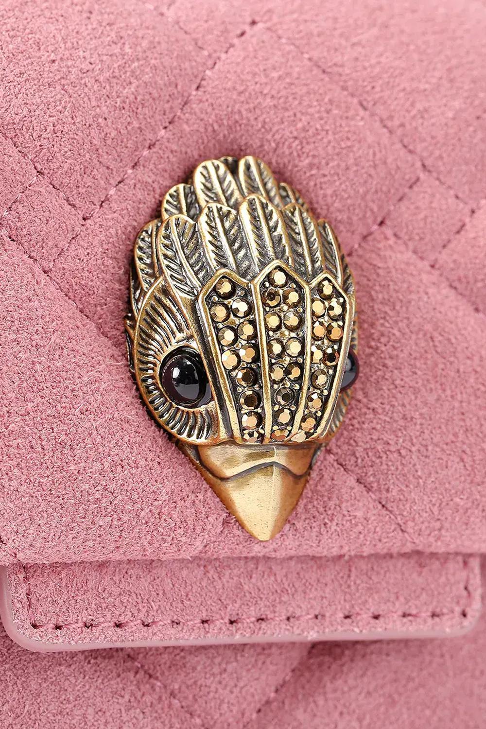 Mini Borsa a Mano Kurt Geiger London in Pelle Scamosciata 5017398219 /PINK Kurt Geiger London 