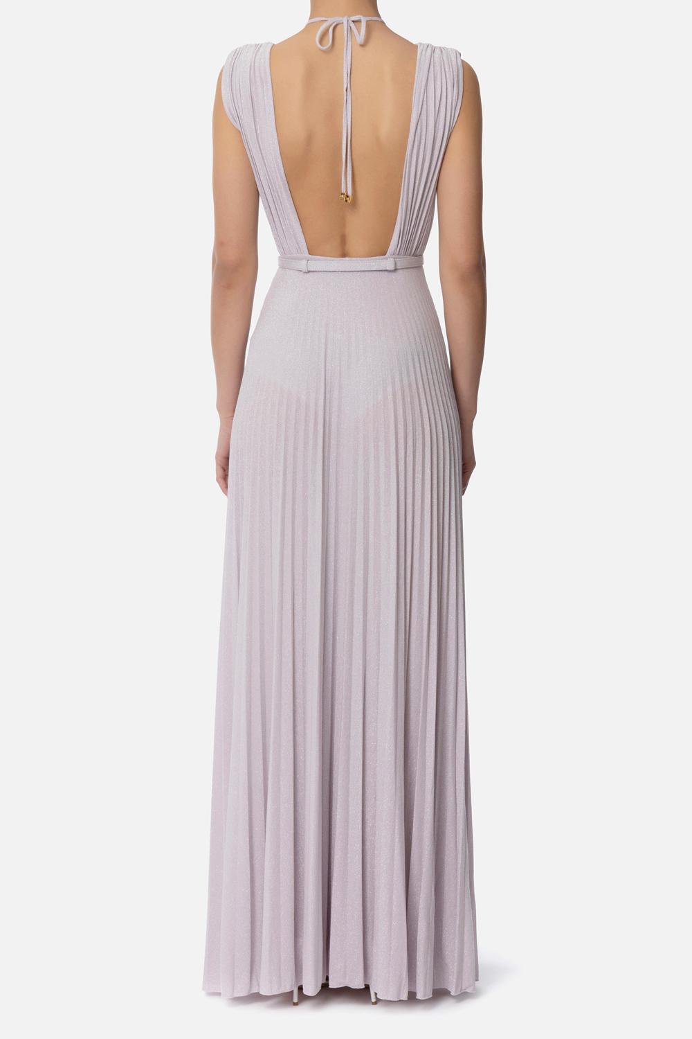 Abito Red Carpet in jersey lurex con cintura<BR/> ABR21 52E2544 Elisabetta Franchi 