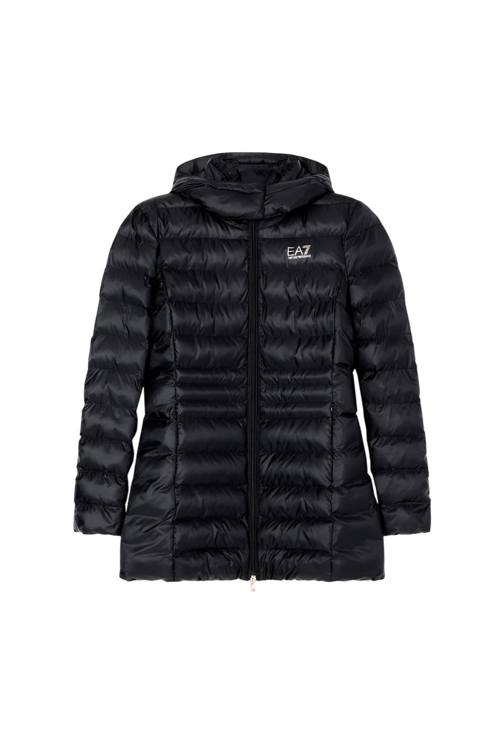 Caban con cappuccio in nylon imbottito 7W000685 AF12475UC001 EA7 Emporio Armani 