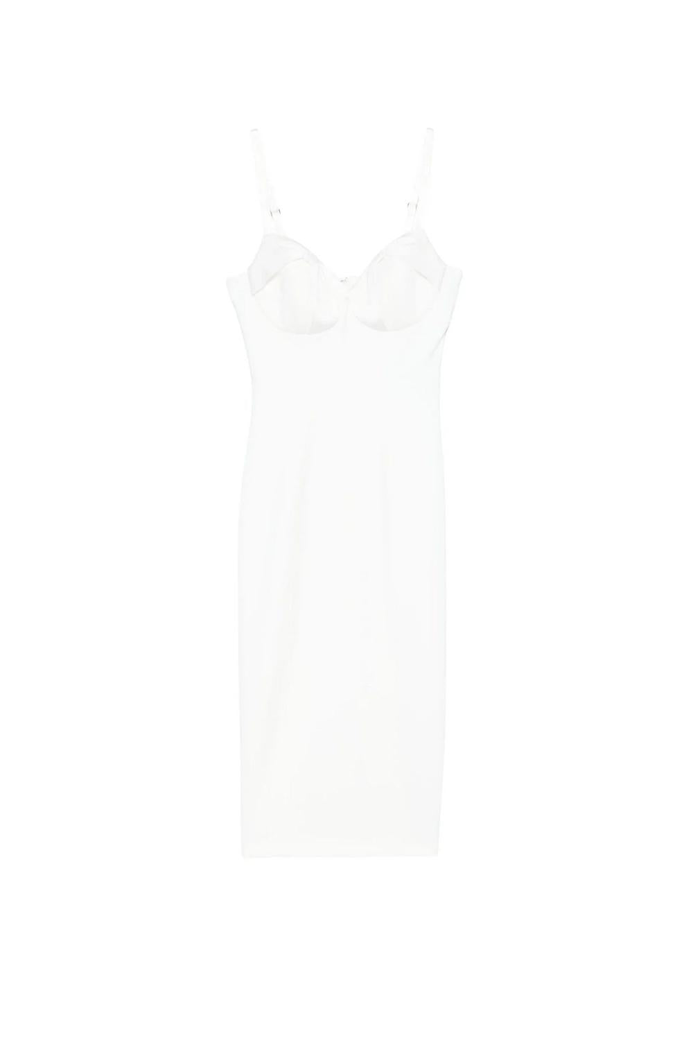 Abito in crêpe con fiocchi in raso AB702 51E2360 Elisabetta Franchi 