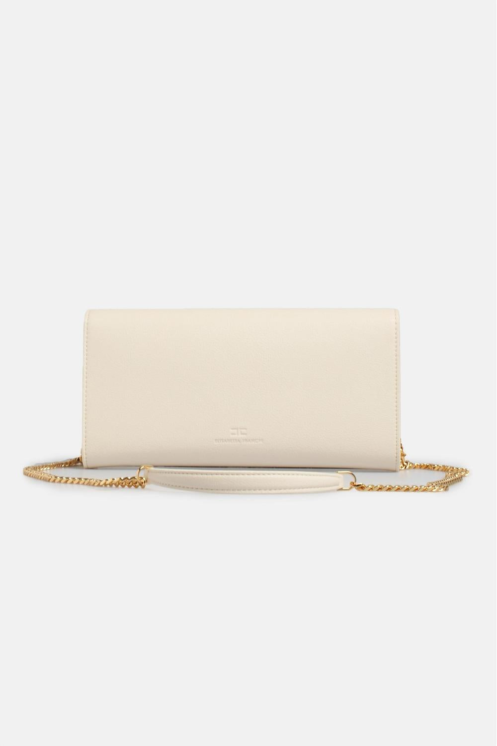 Baguette con tracolla e placca logo<BR/> BS32A 51E2193 Elisabetta Franchi 