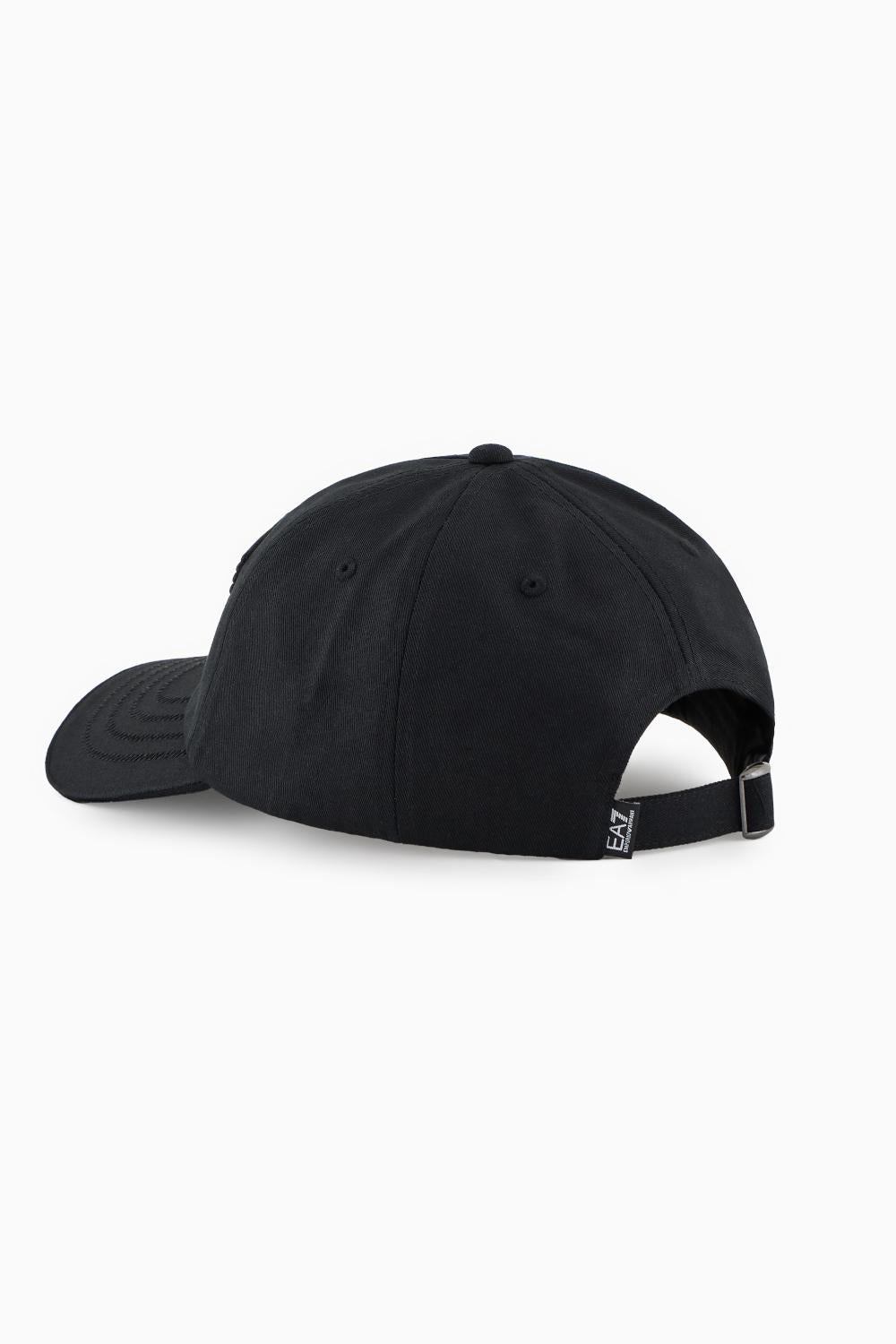 cappellino baseball tinta unita con logo grande ricamato davanti 7X000052 AF13150UC001 EA7 Emporio Armani 