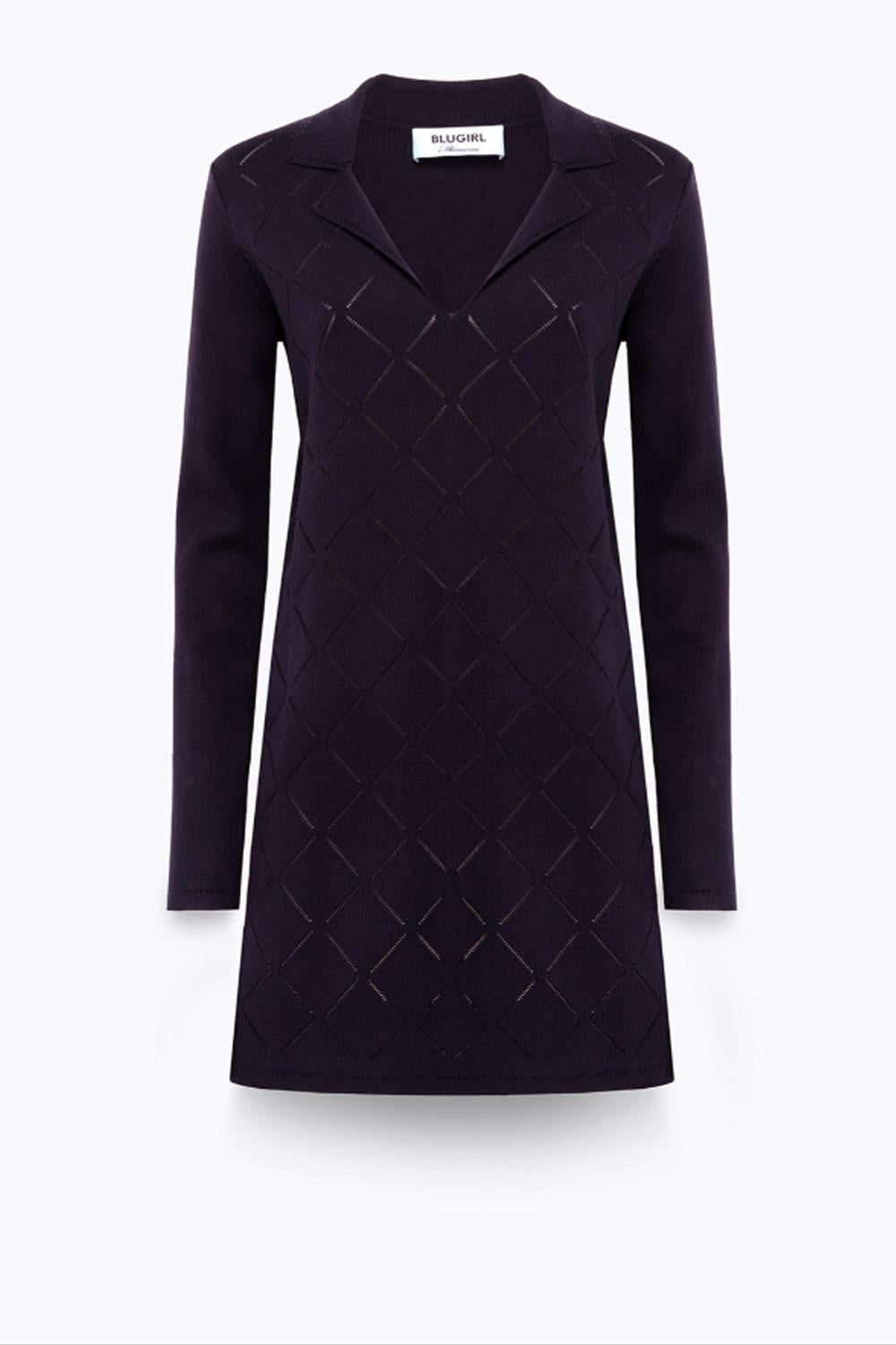 ABITO FITTED CON STRASS<BR/> RF5201 MS99E90013 Blugirl 