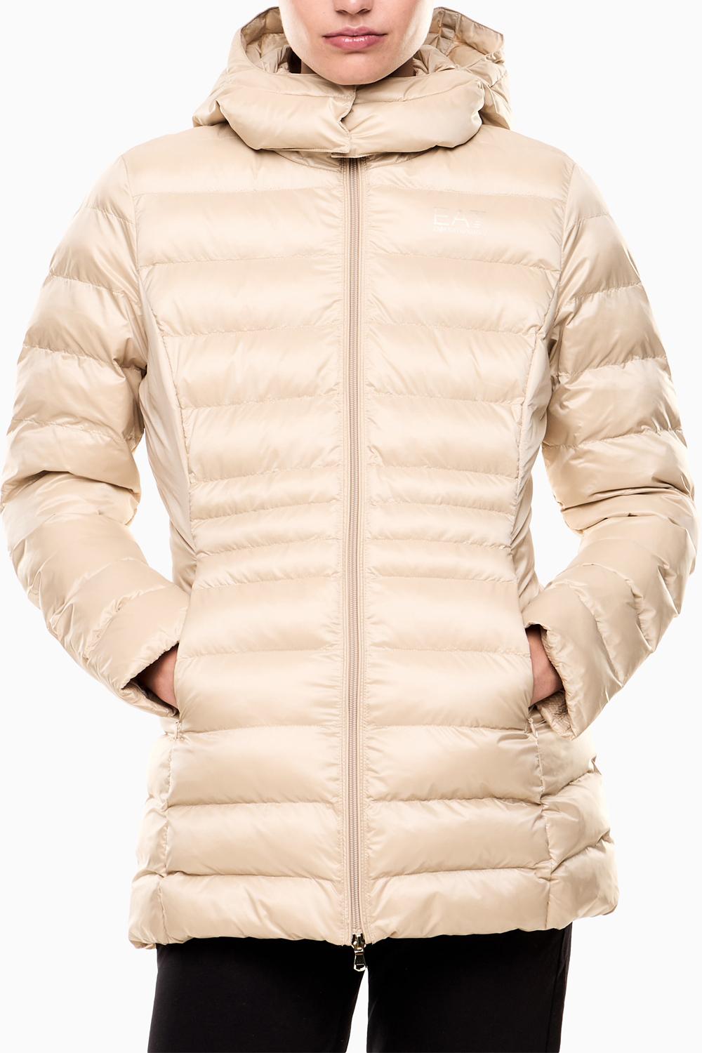 Caban con cappuccio in nylon imbottito 7W000685 AF12475U1046 EA7 Emporio Armani 