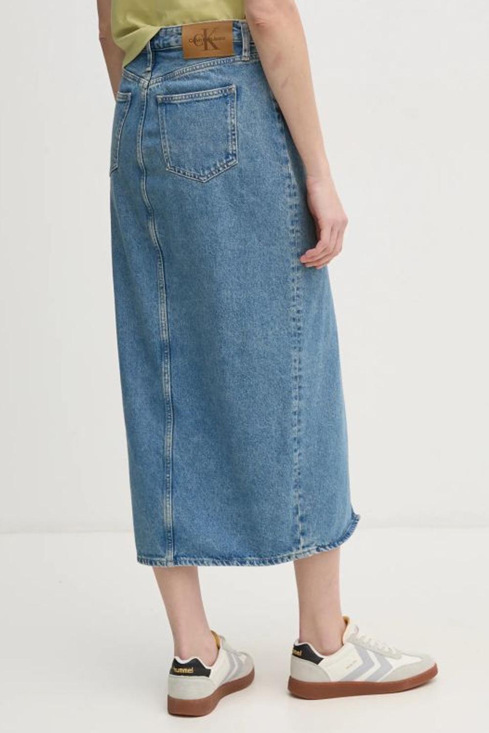 Gonna in denim J20J224532 1A4 Calvin Klein 