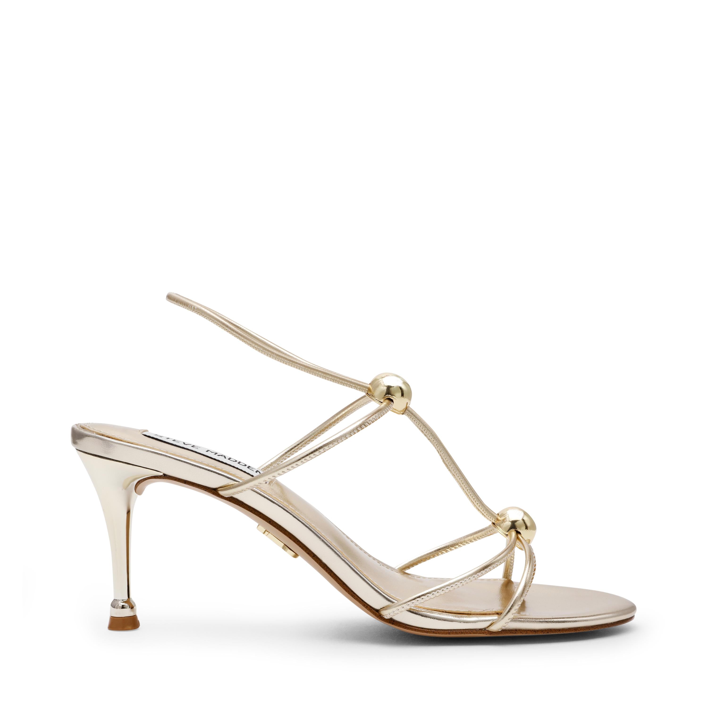 RAMOS - sandalo in ecopelle con tacco a spillo RAMOS GOLD Steve Madden 