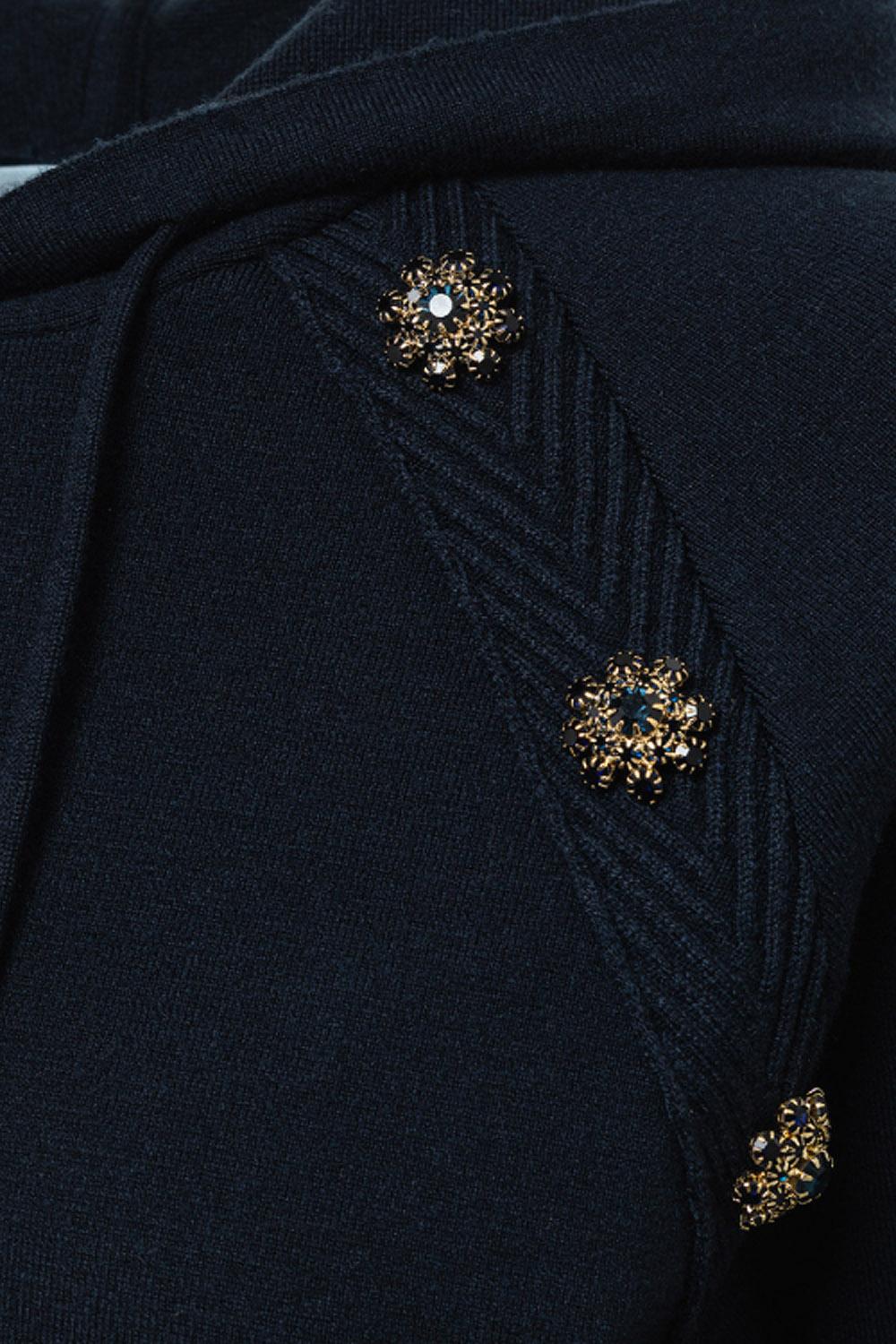 MAGLIA CON BOTTONI GIOIELLO RF5256 MA41R93812 Blugirl 