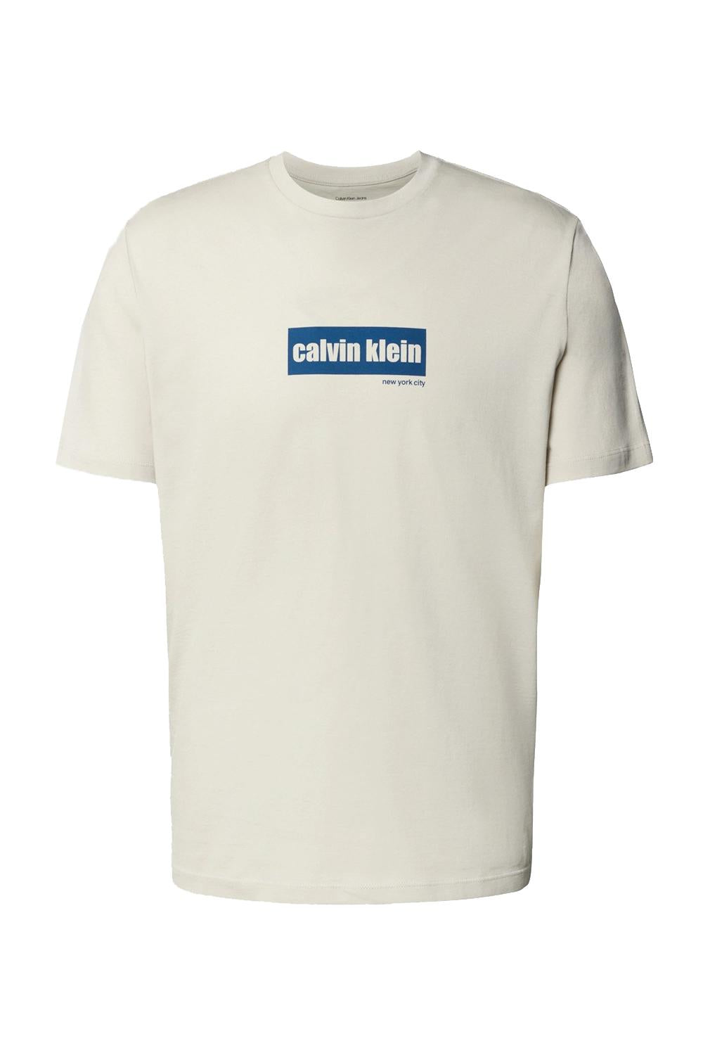 T-shirt con Line logo graphic <BR/> LV04RC849G PDJ Calvin Klein 