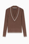 Pullover in Viscosa Riciclata con Dettaglio Intrecciato XW002242 AF10352U6136 Armani Exchange 